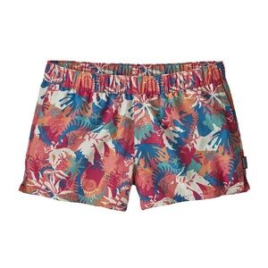 Patagonia Women's Barely Baggies Wild Waratah: Reef Pink Print Shorts